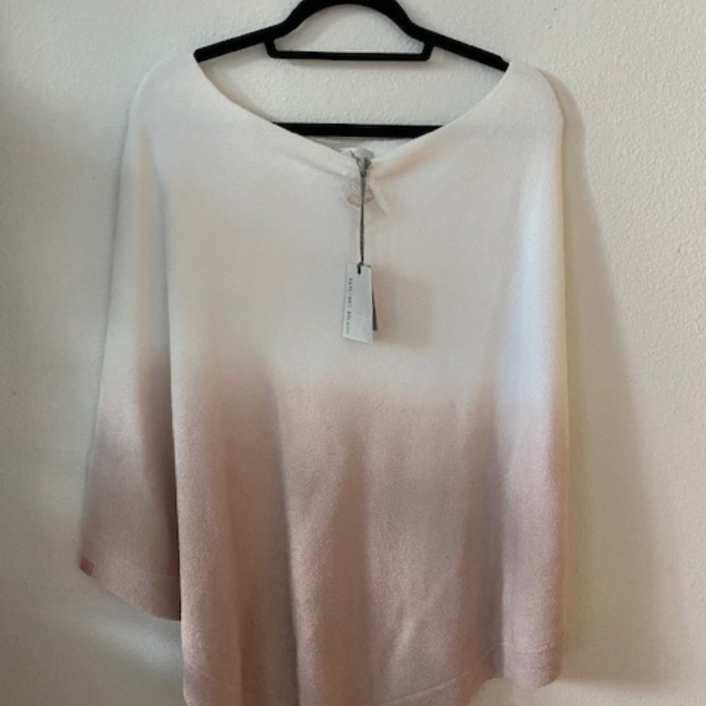 Barefoot Dreams, Cozy Chic, Ultra Lite, Ocean Breeze Poncho, Ombré Rose Mist